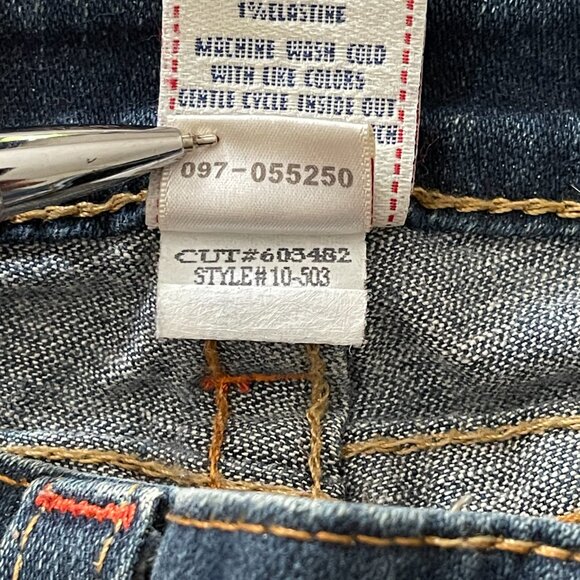 True Religion Vintage Y2K Joey Flared Jeans Medium Wash Blue 26 - Picture 5 of 7